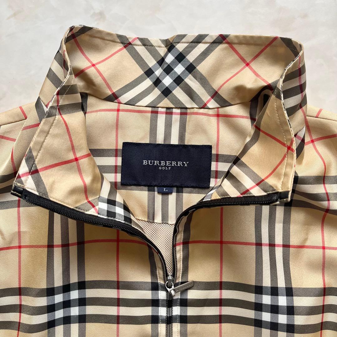 【極美品】BURBERRY GOLFノバチェック ベスト　L