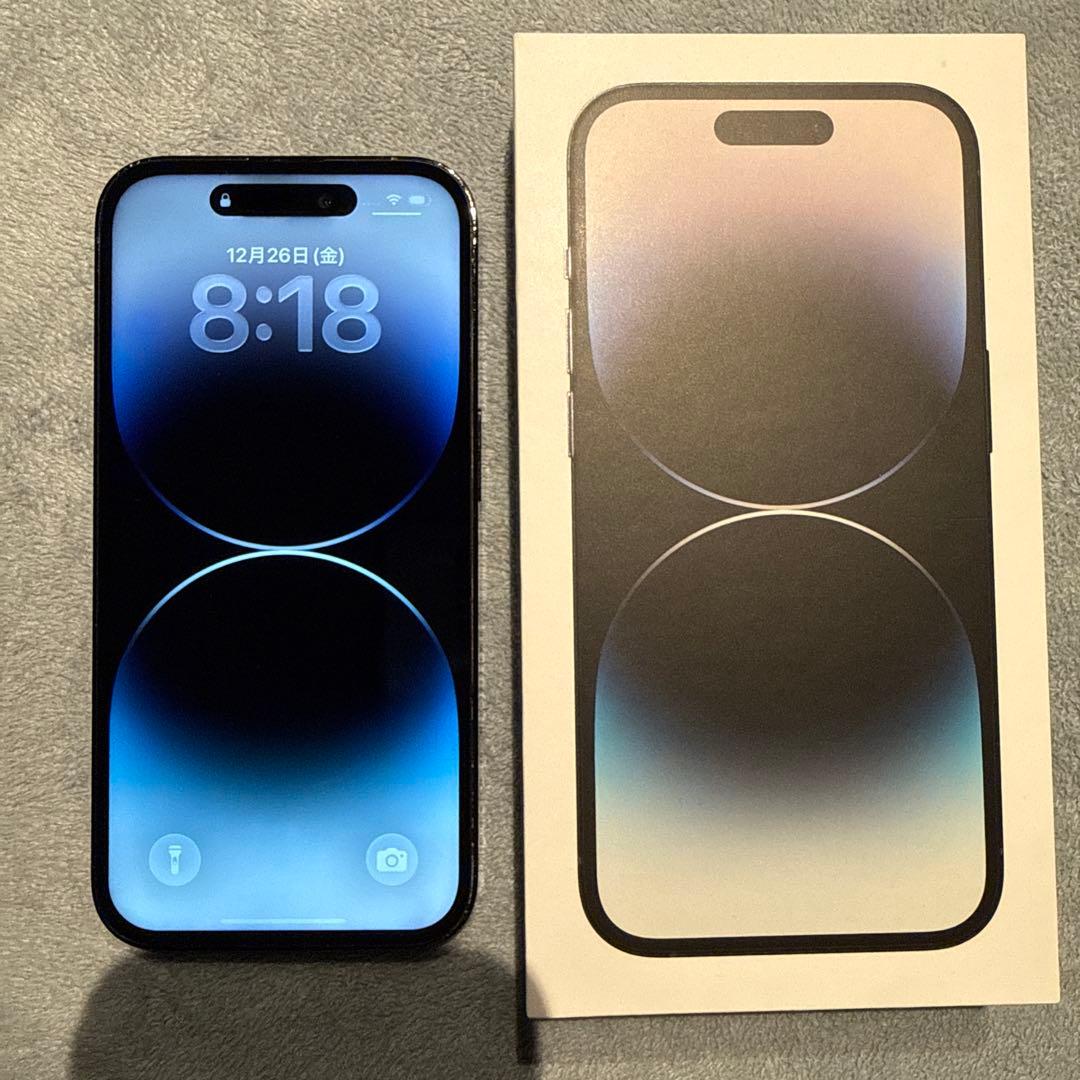 バッテリー100% iPhone 14 Pro スペースブラック 256GB