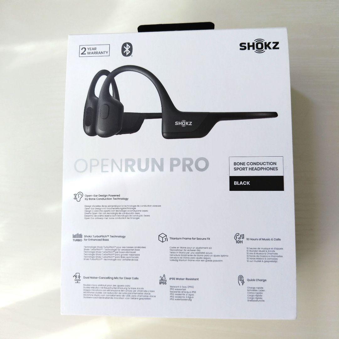 SHOKZ OpenRun Pro オープンランプロ 骨伝導イヤホン