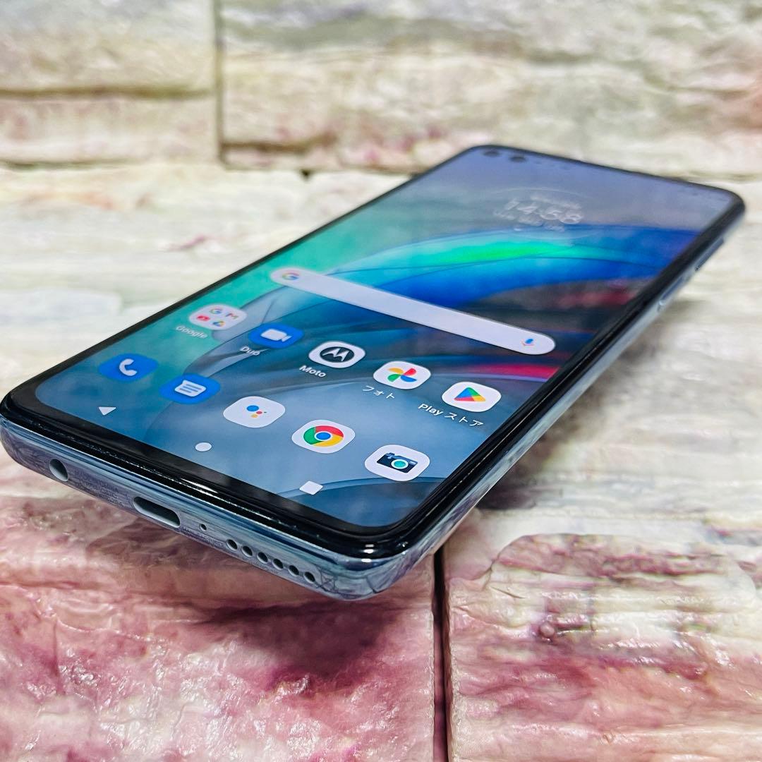 SIMフリー Motorola g100 128GB イリディセントスカイ