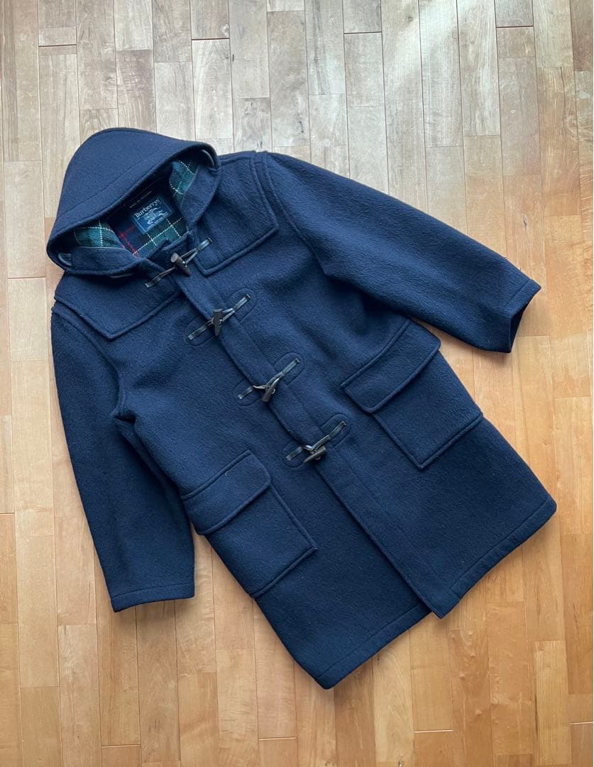 80's Burberrysバーバリーズ正規・英国製ヴィンテージダッフルコートS