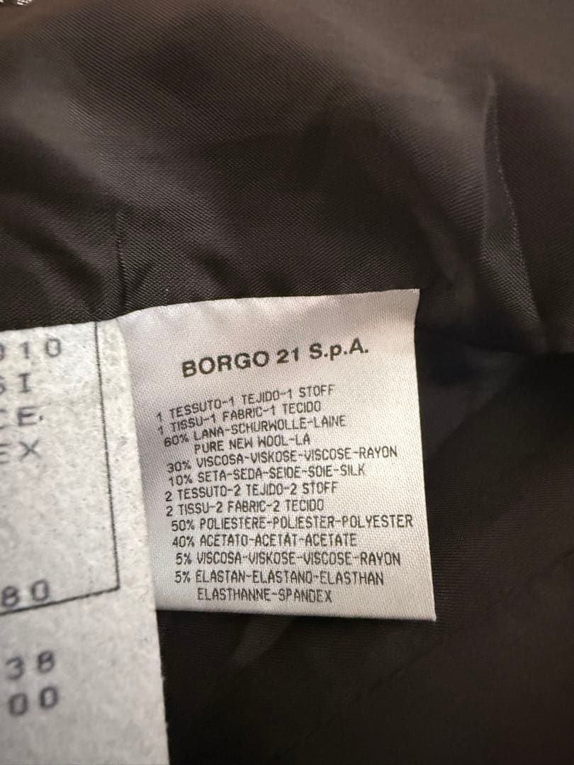 GIORGIO ARMANI ジャケット イタリア製 背中リボン グレンチェック