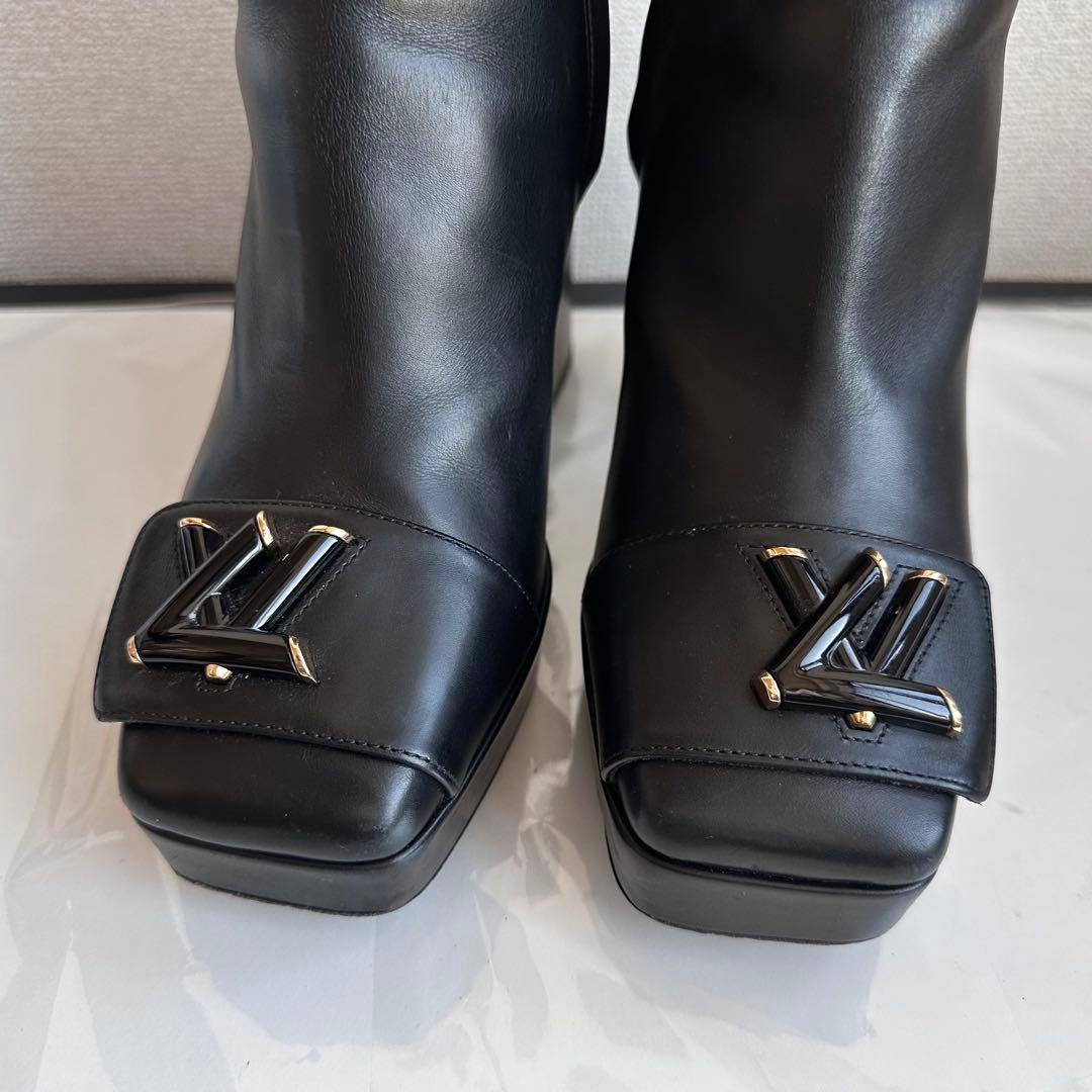 ルイヴィトン　シェイクライン　LV 厚底　アンクルショートブーツ　ブーティ