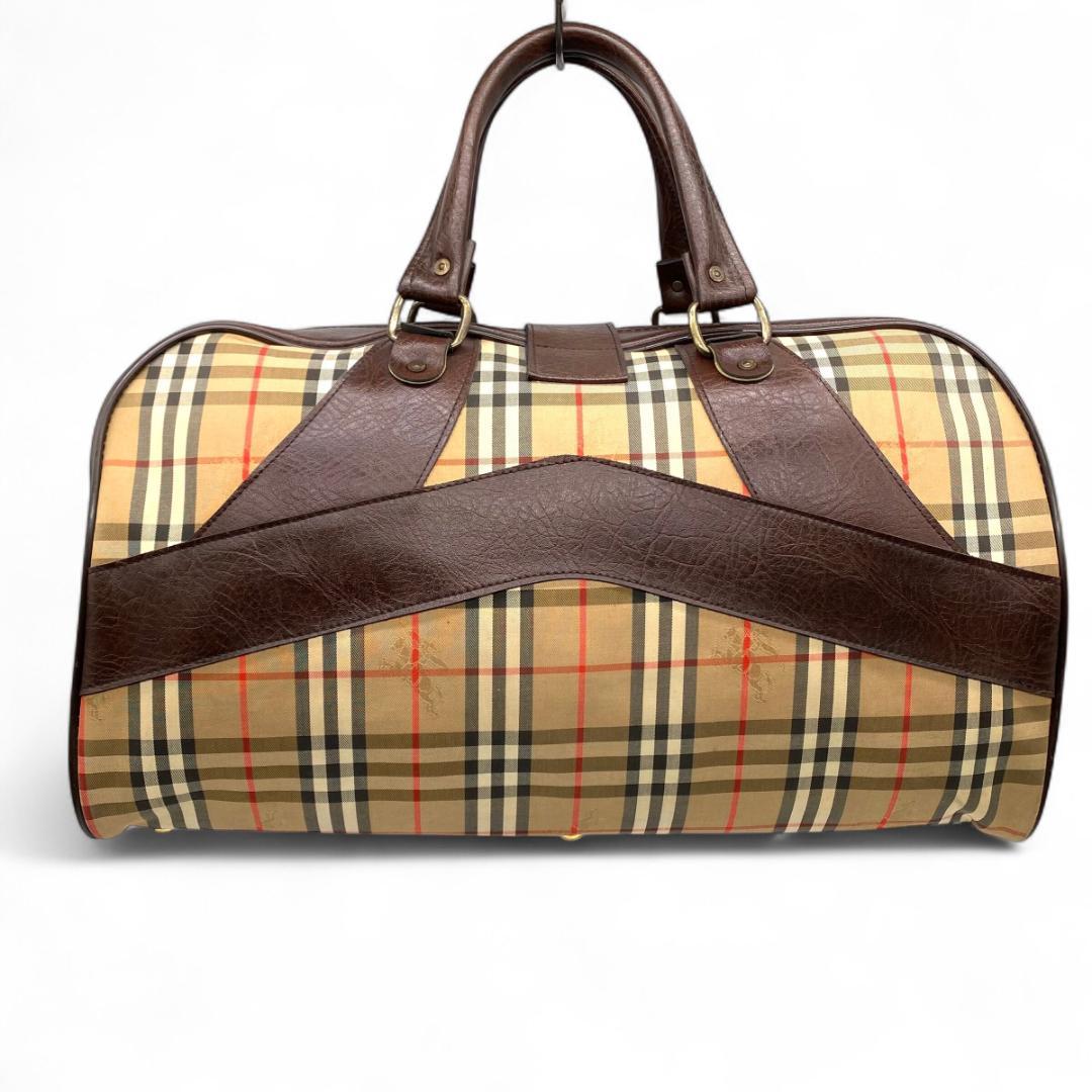 Burberrys ヴィンテージ バーバリーズ ボストンバッグ ノバチェック柄
