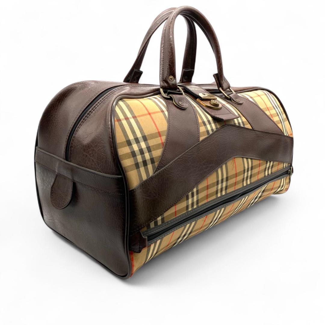 Burberrys ヴィンテージ バーバリーズ ボストンバッグ ノバチェック柄