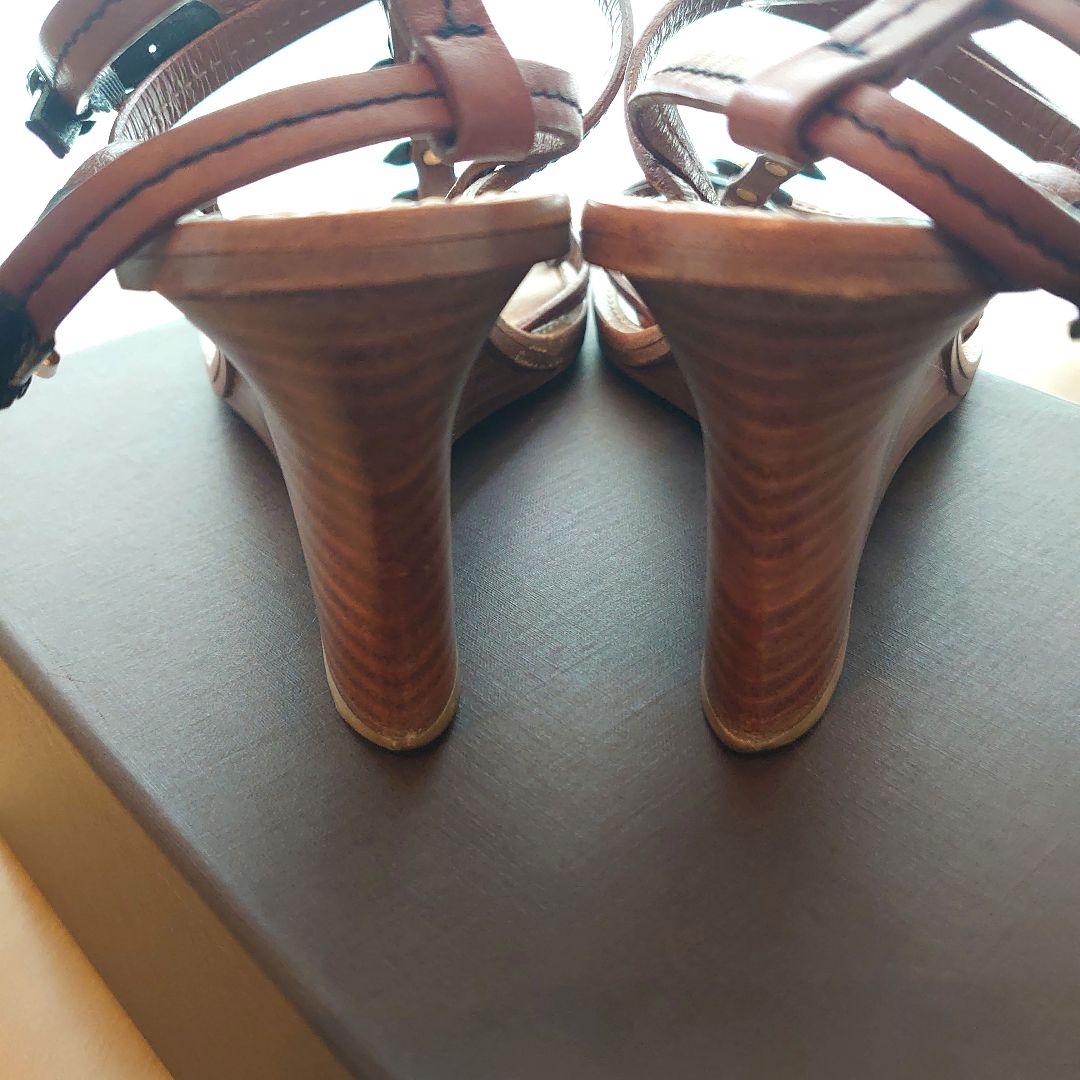 ルイ・ヴィトン　モノグラムフラワーサンダル　23cm　美品