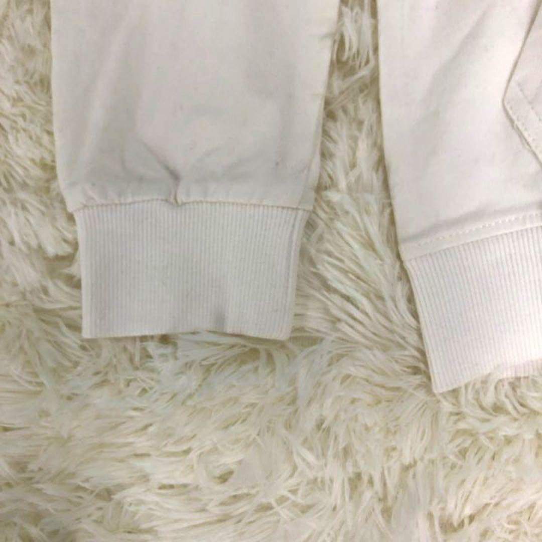 美品　プレイコムデギャルソンパーカーレディースLサイズ　ホワイト