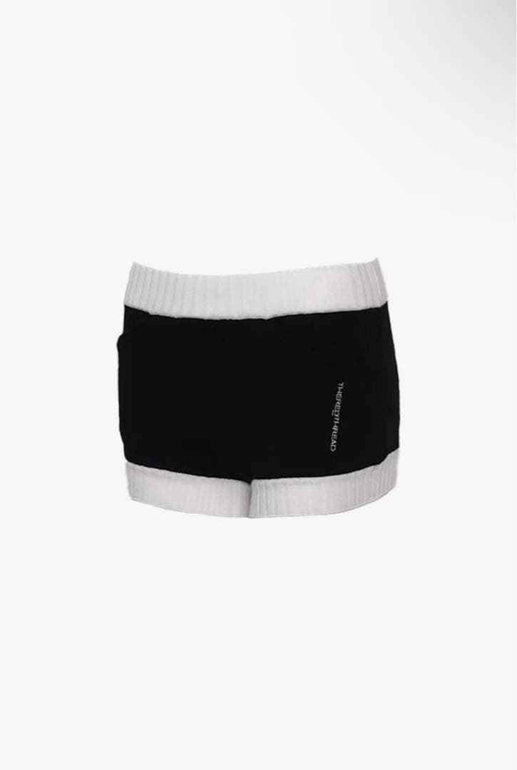 パンツ THEREDTHREAD S logo knit pants micro