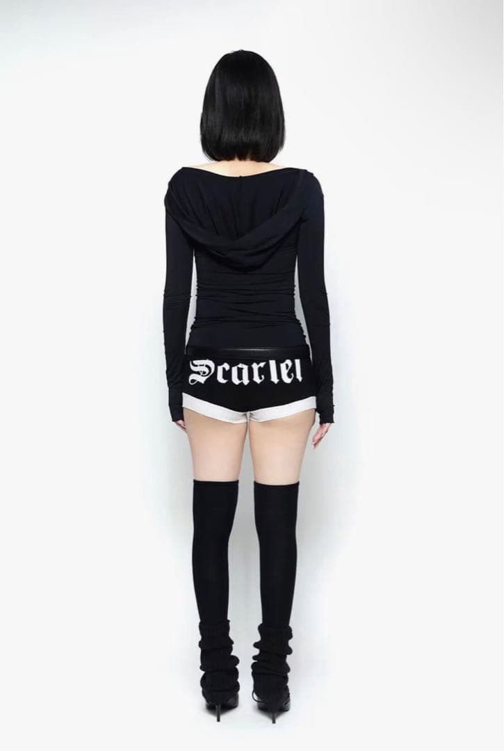 パンツ THEREDTHREAD S logo knit pants micro