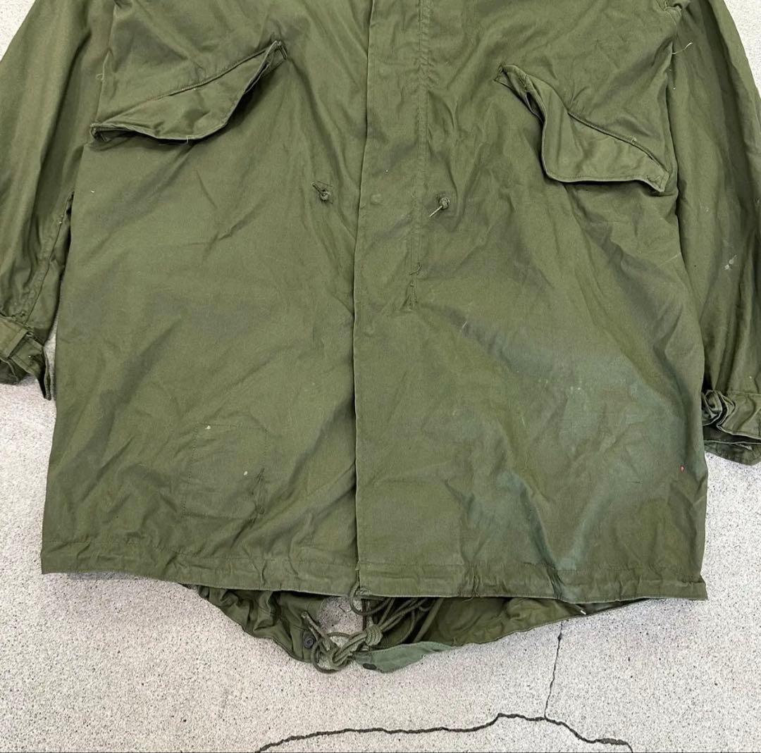 実物 新品 70s M-65 フィッシュテール フィールドパーカー アルミXS