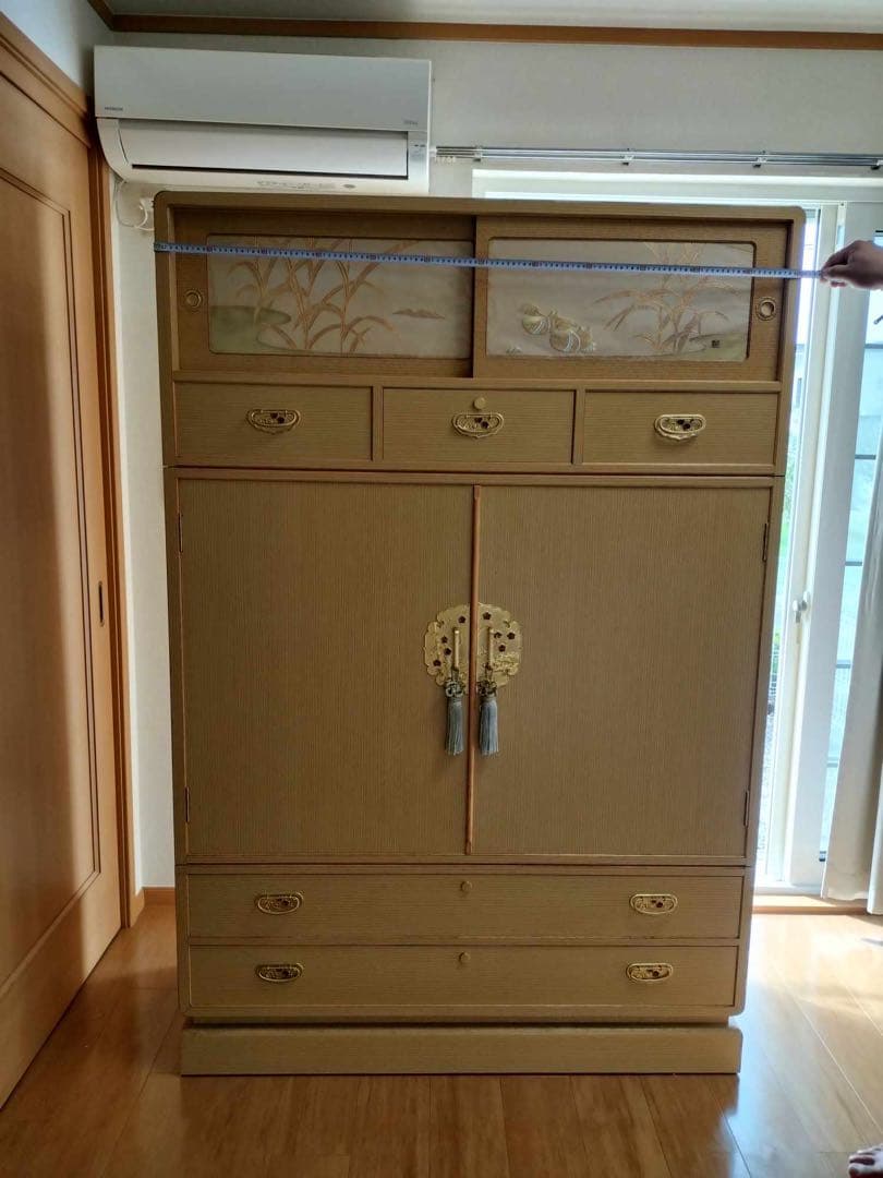 桐箪笥和箪笥着物タンス鍵付き Kimono Chest