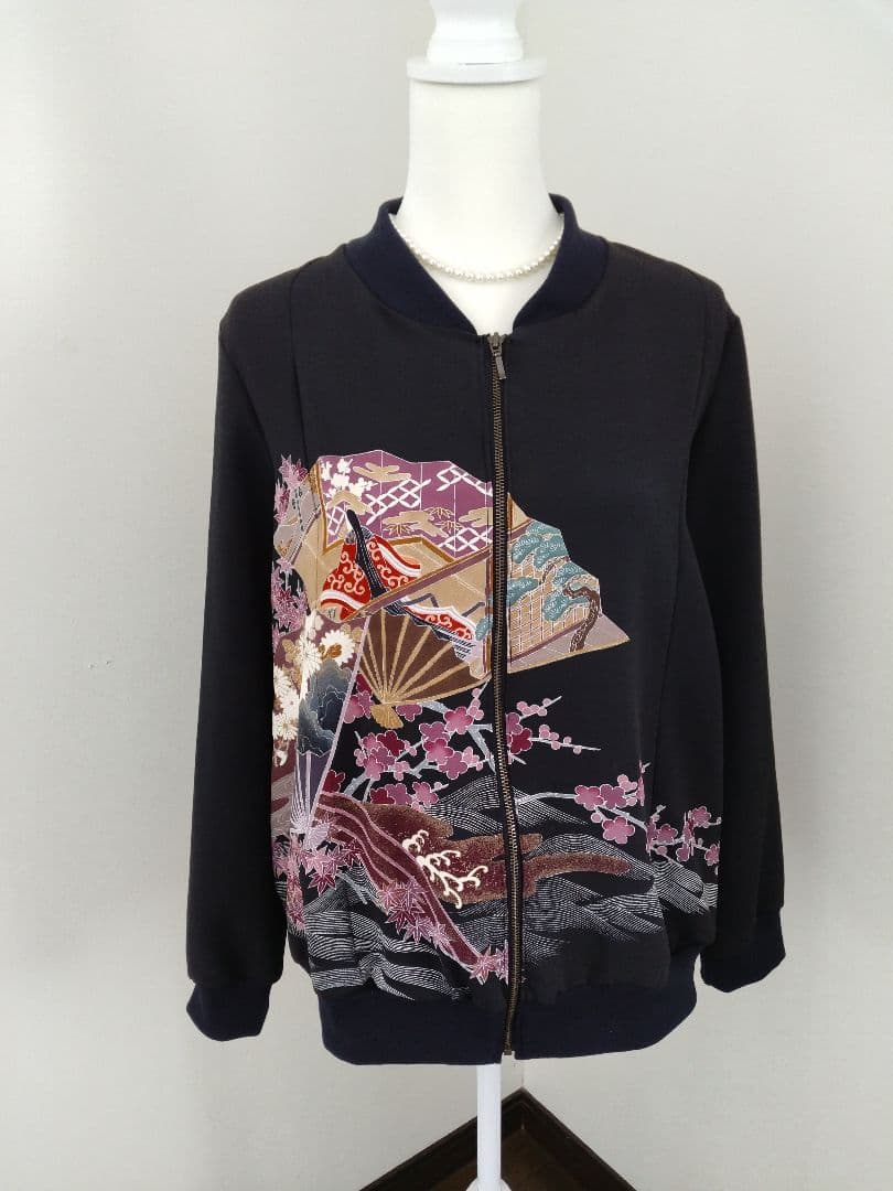 着物リメイク スカジャン、ブルゾン