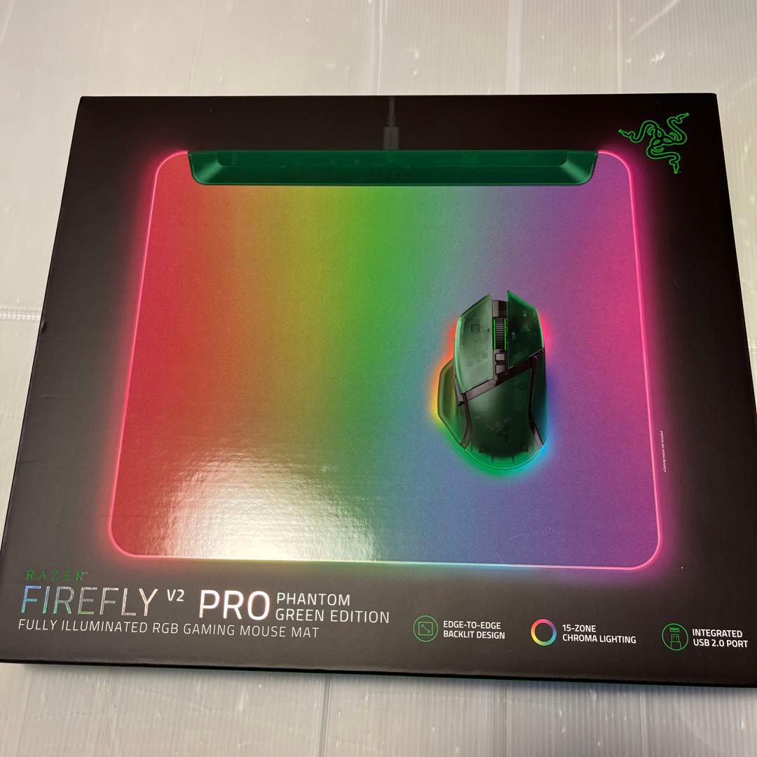 マウス・トラックボール Razer FireflyV2Pro Phantom Green Edition