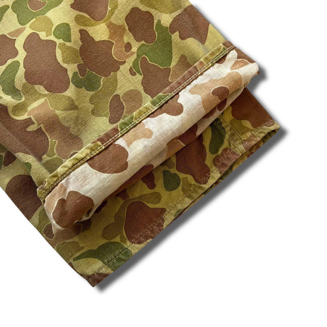 Pherrows ダックハンター カモ ベイカー ファティーグ パンツ 34