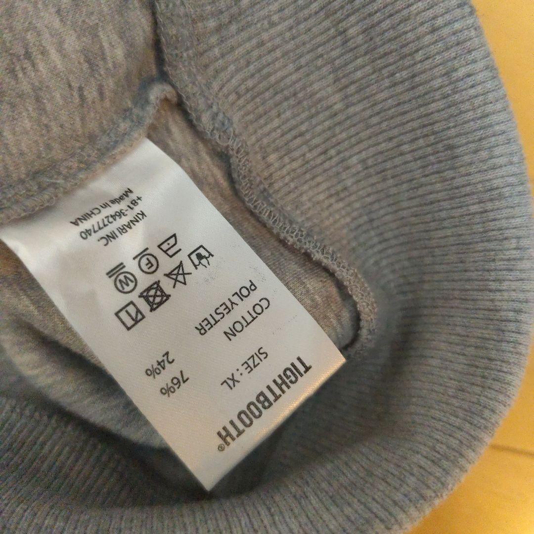 tightbooth タイトブース ハーフジップ スウェット