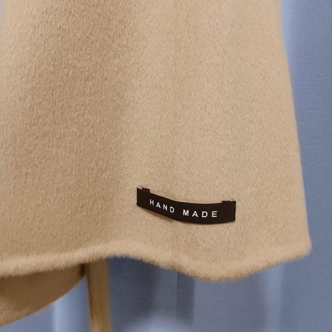 【新品タグ付き】サイドボタンハンドメイドケープジャケット ベージュ