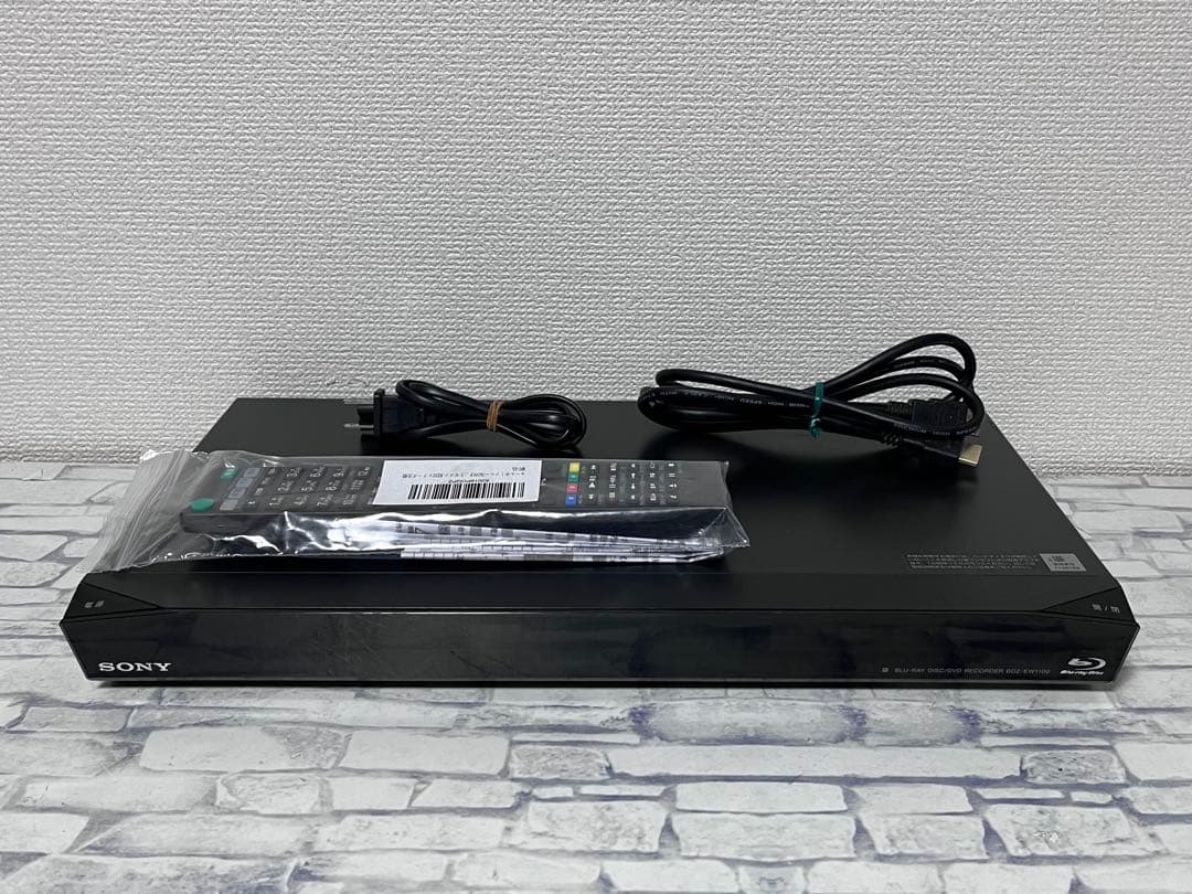 新品リモコン　1TB 2番組録画　ソニー　BDレコーダー BDZ-EW1100
