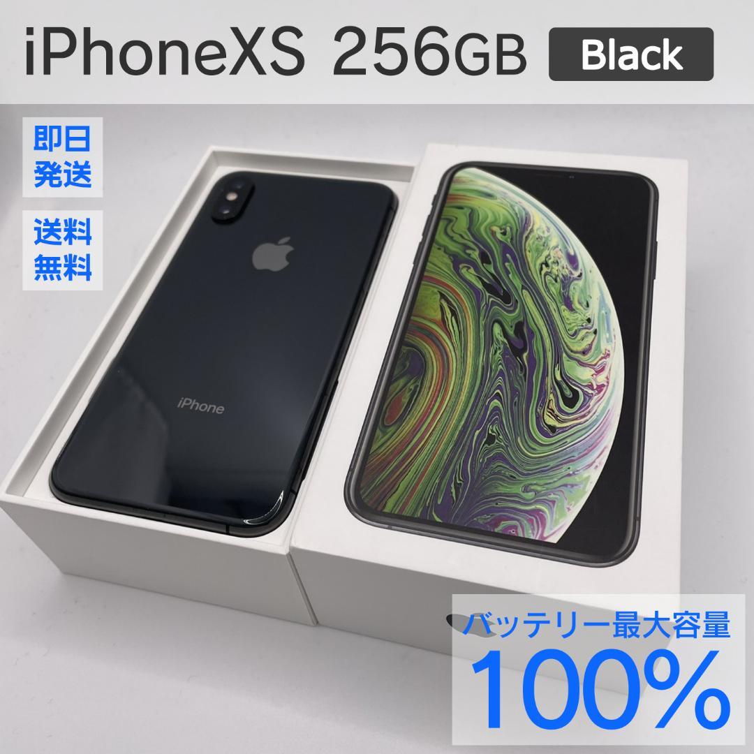 Apple iPhone XS 256GB ケース付 バッテリー最大容量100%