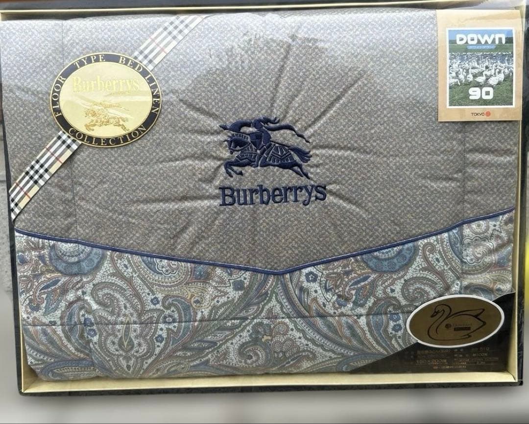 【新品】BURBERRY バーバリー 羽毛掛ふとん 肌掛
