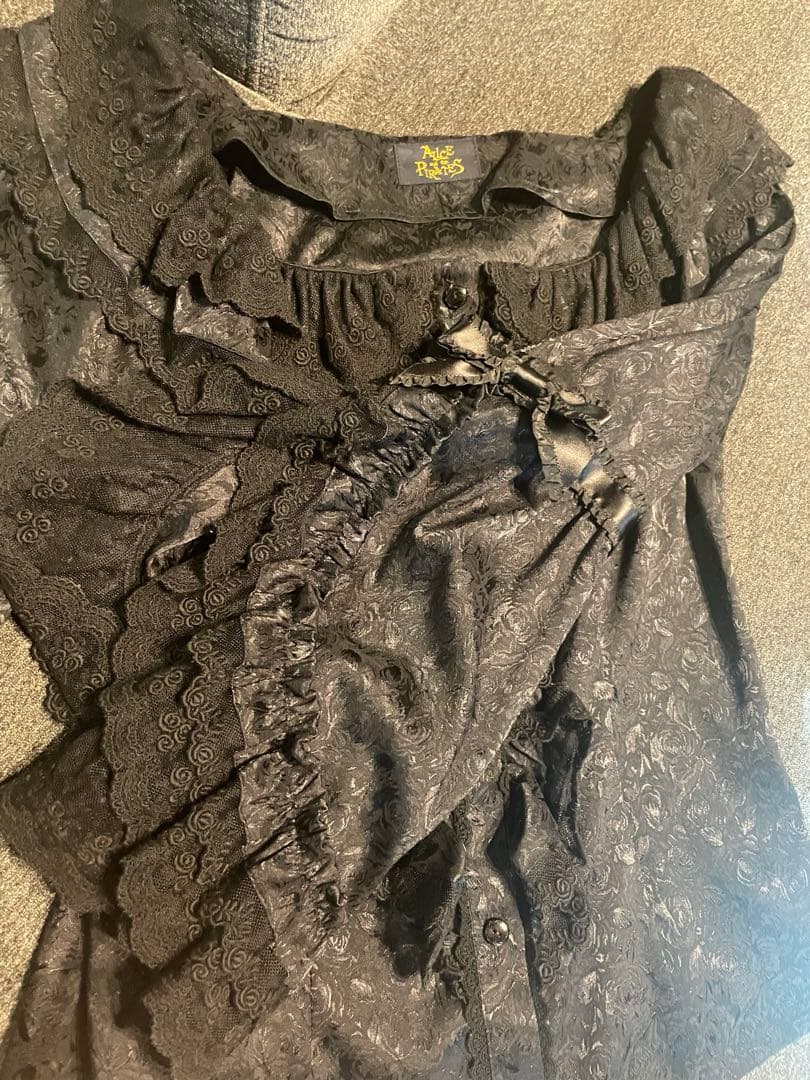 こ*す様 アリスアンドザパイレーツ　姫袖ブラウス　黒