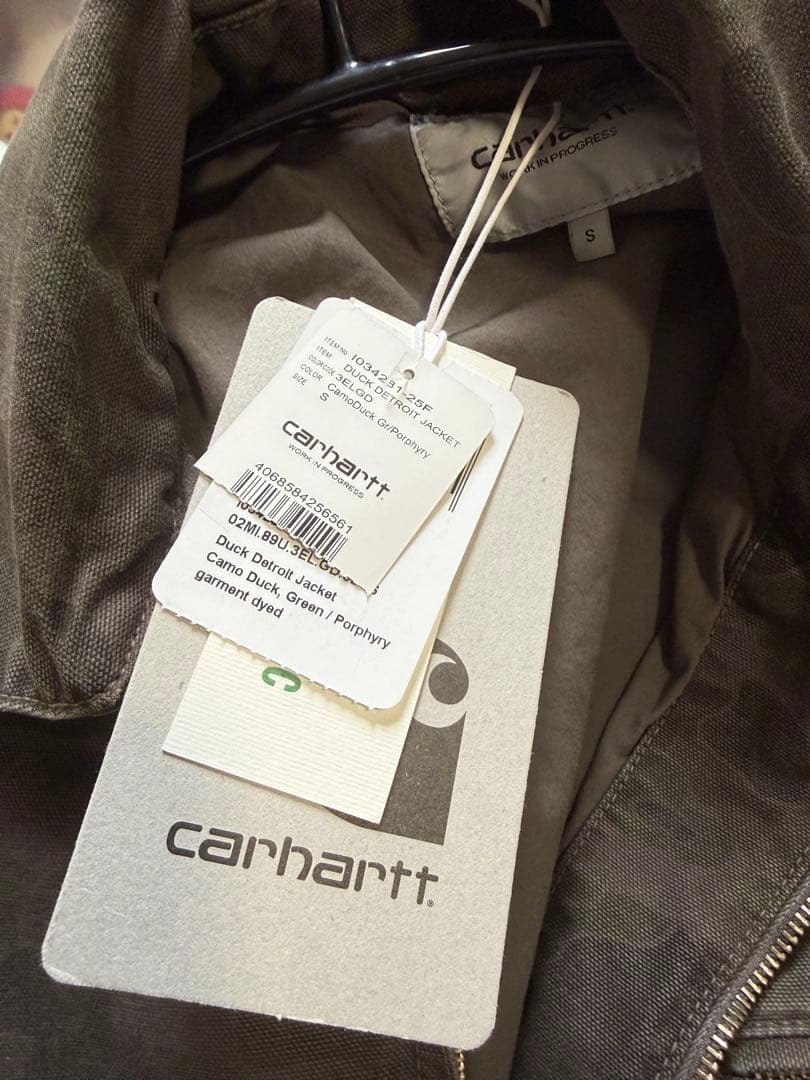 ジャケット・アウター Carhartt WIP DUCK DETROIT JACKET BLACK S