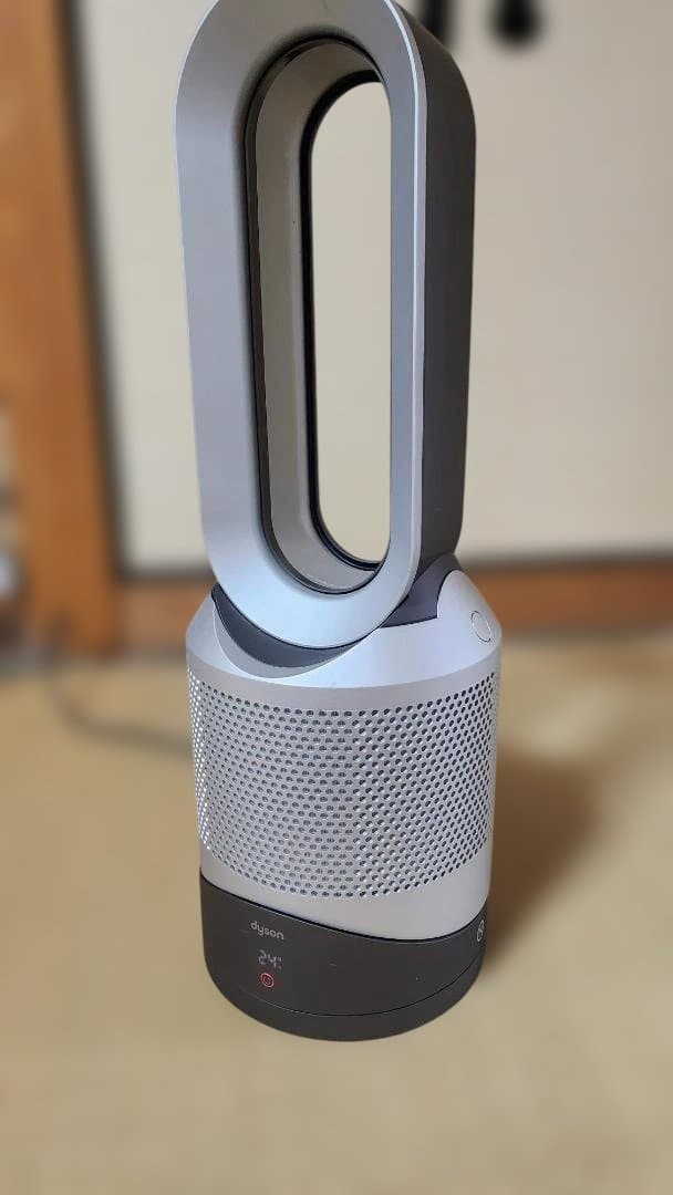 Dyson HP00空気清浄機能付き ファンヒーター　シルバー　リモコンなし