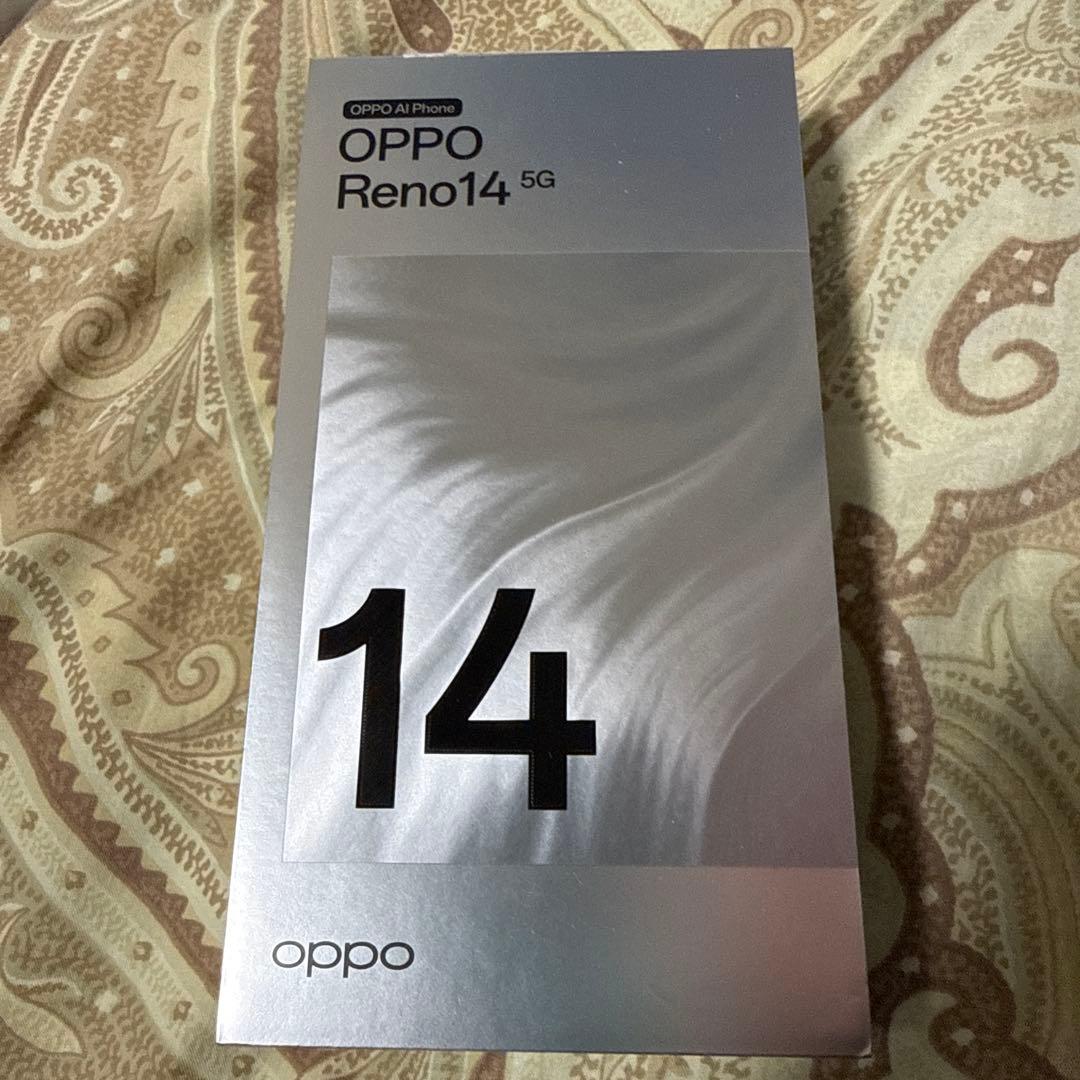 Reno14 5G 6.6インチ メモリー12GB ストレージ256GB