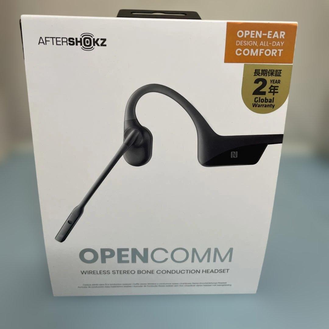 新品未使用　AFTERSHOKZ OPENCOMM 骨伝導ヘッドセット