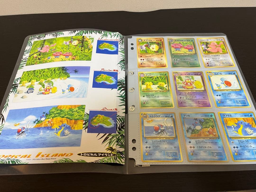ポケモンカード 旧裏 トロピカルアイランドファイルセット ラフレシア ヤドキング