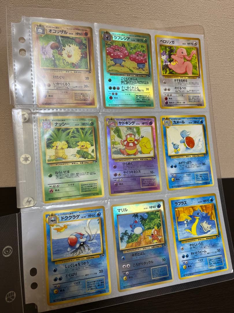 ポケモンカード 旧裏 トロピカルアイランドファイルセット ラフレシア ヤドキング