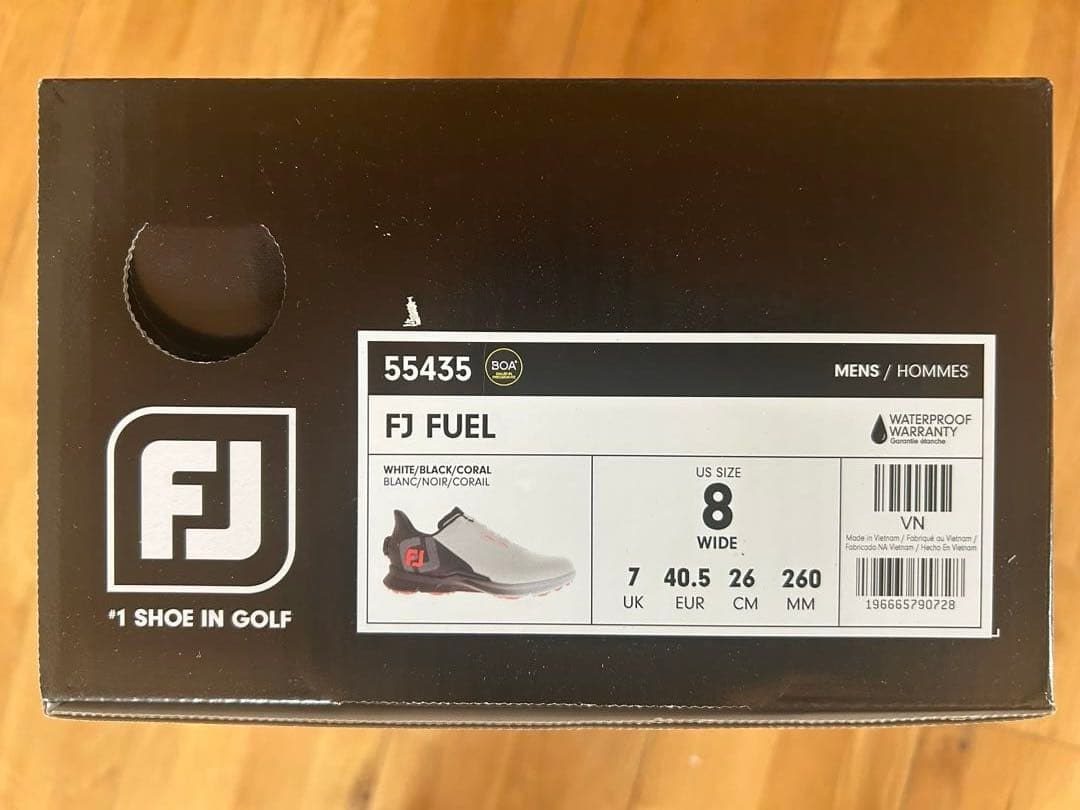 新品未使用　FJ FUEL フューエル BOA 26cm