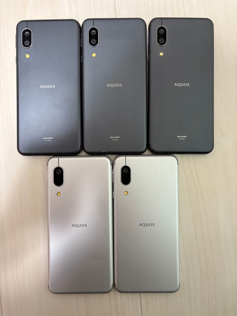 AQUOS スマートフォン 5台セット