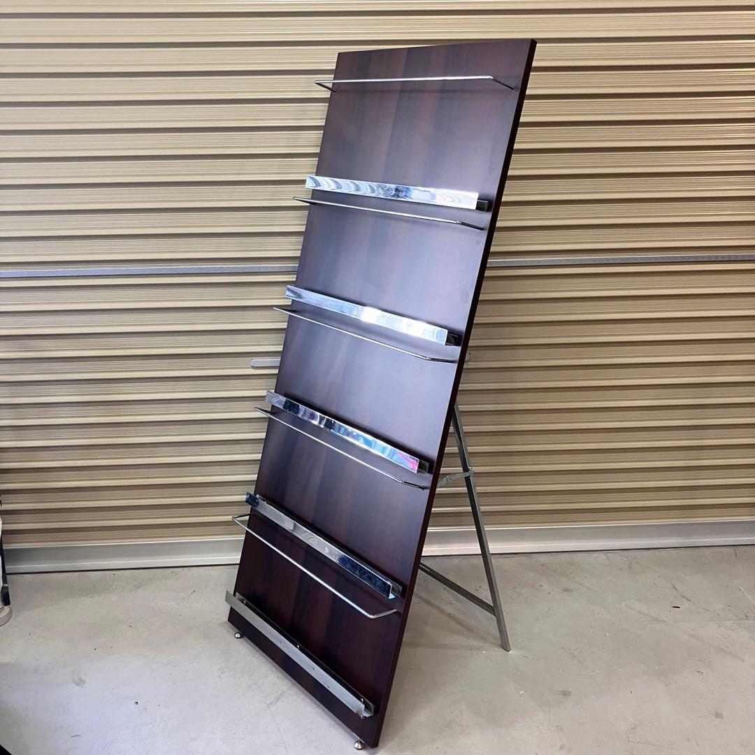 北欧レトロ 不二貿易 木製 マガジンラック 雑誌スタンド レトロ ビンテージ