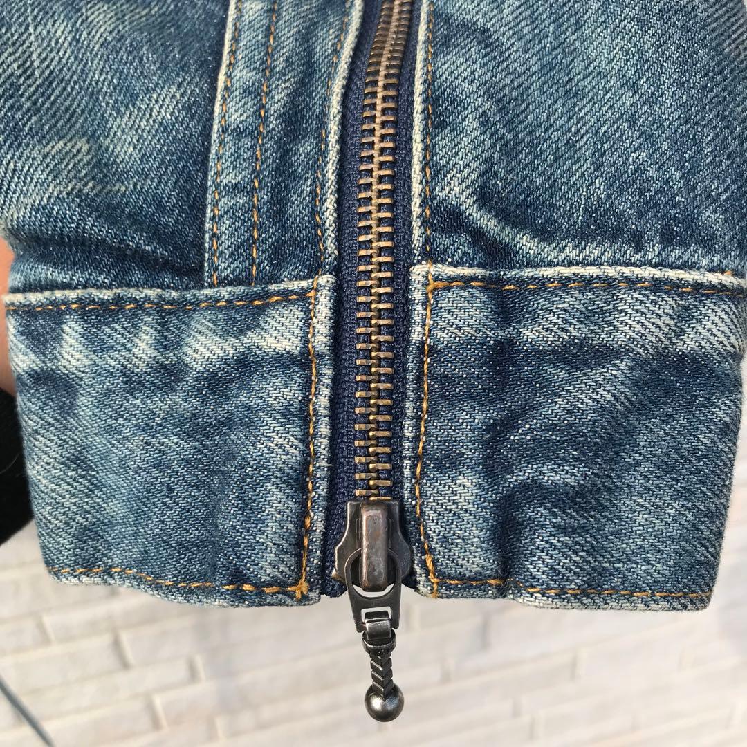 ファセッタズム×リーバイス　デニムジャケット　L　3rd　ライダース