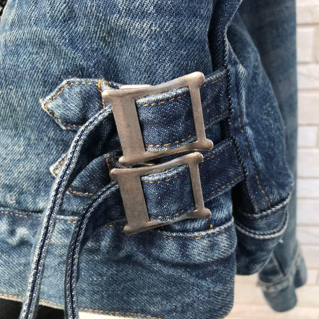 ファセッタズム×リーバイス　デニムジャケット　L　3rd　ライダース