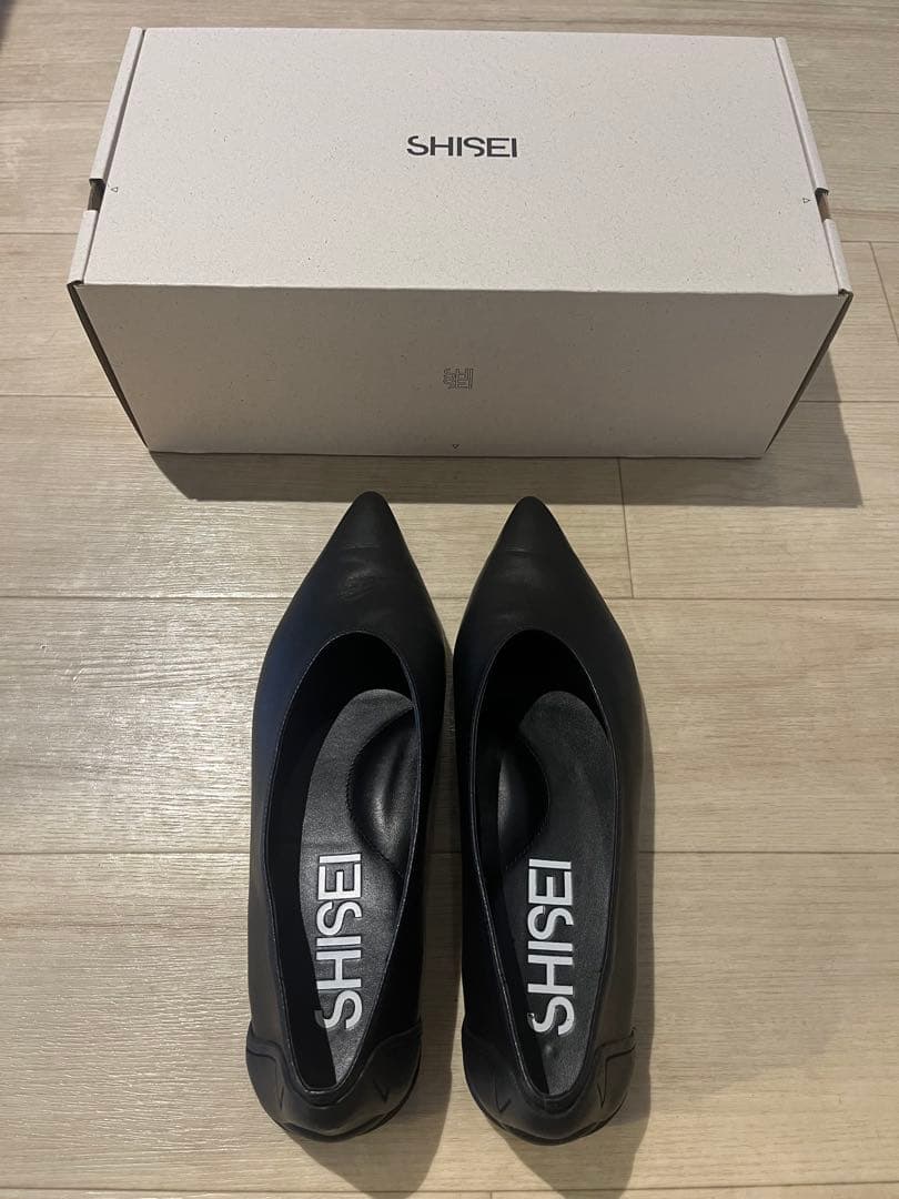 SHISEI フラットパンプス ブラック 36.5