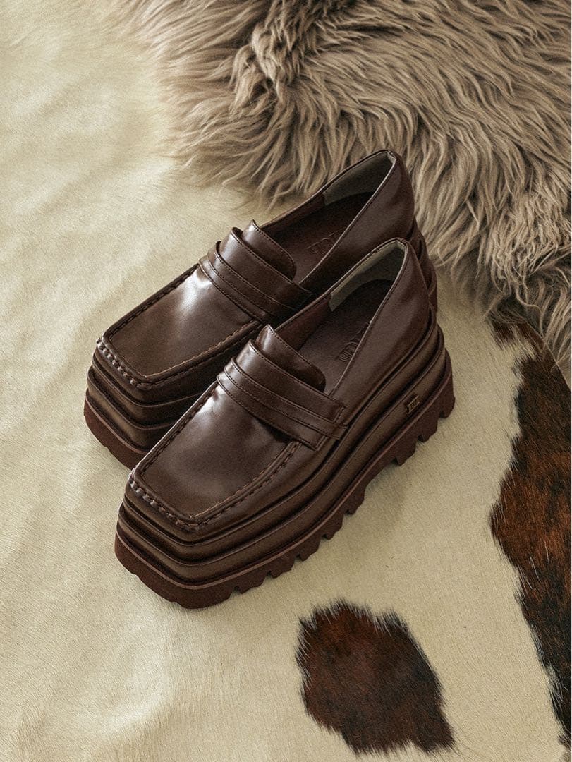 ダーリッチ プラットフォームローファー Lサイズ