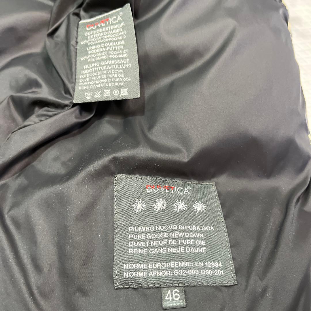 ダウンベスト美品Dress Canp ドレスキャンプ千鳥格子ベージュ黒M