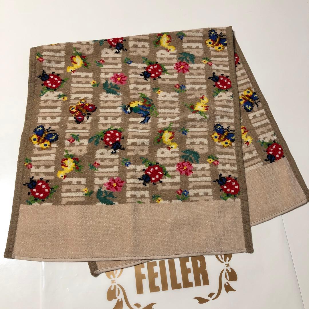 フェイラーアンドハイジ フェイスタオル ベージュ