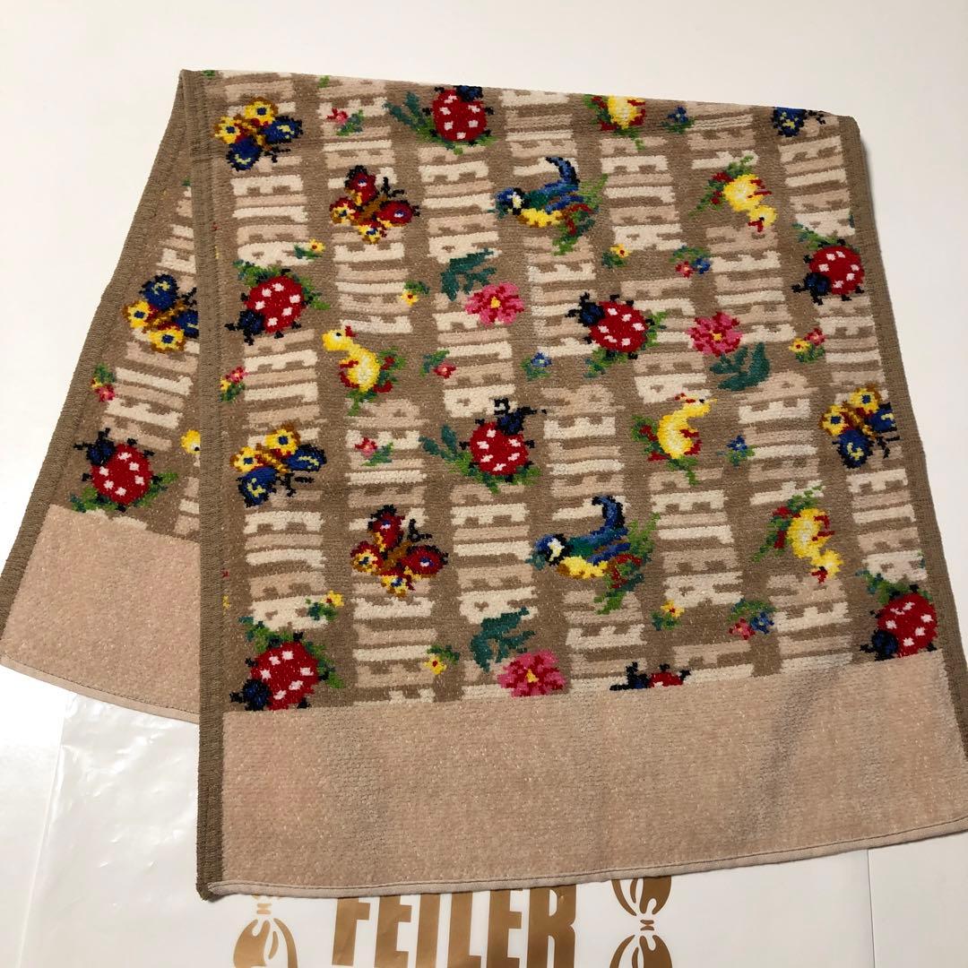 フェイラーアンドハイジ フェイスタオル ベージュ