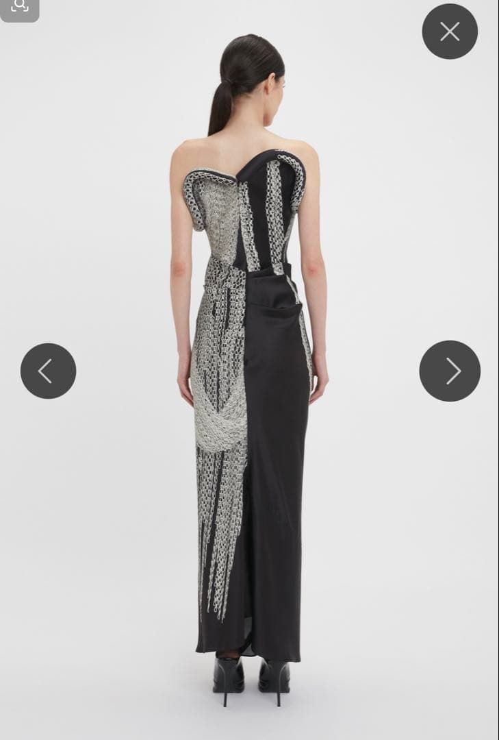 ahihi　victoria beckham ロングドレス