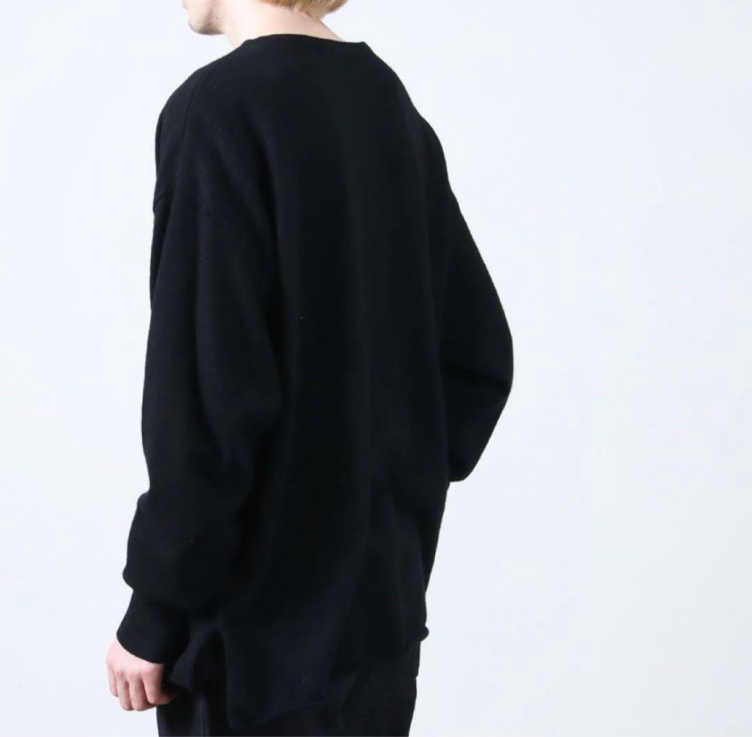 美品 COMOLI 25SS ウール和紙コモリニットsizeフリー