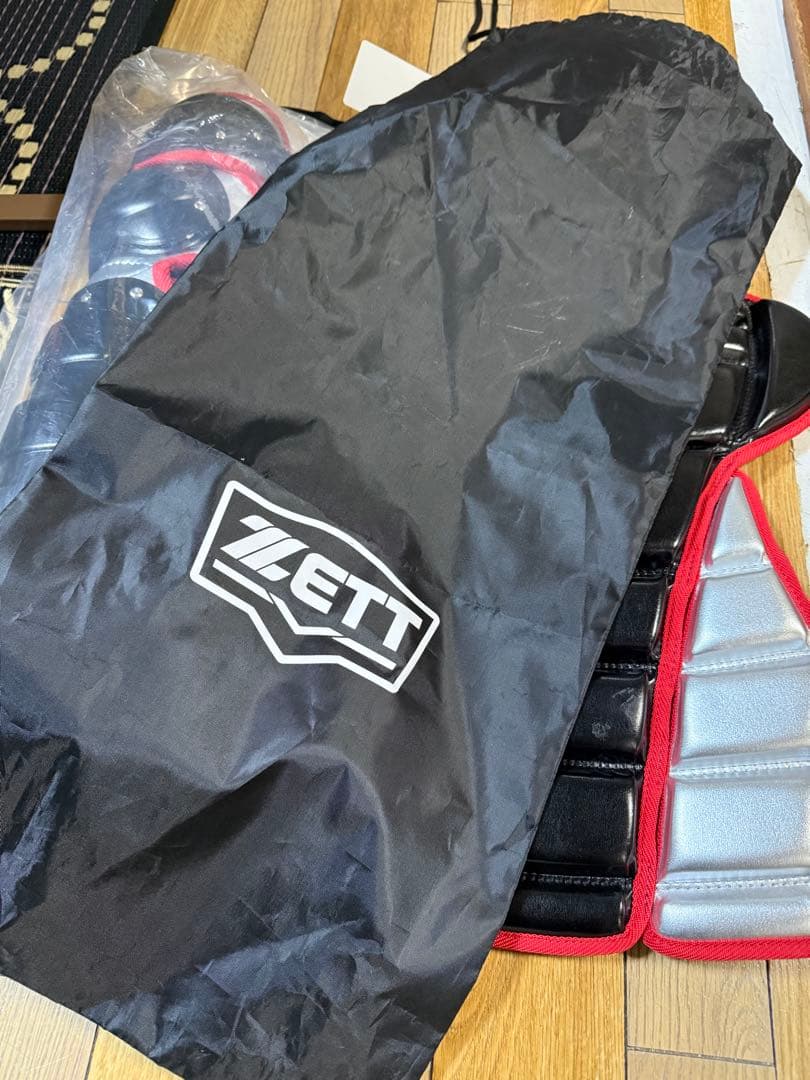 ゼット少年キャッチャー防具4点セット プロテクター ジュニア用　道具 野球