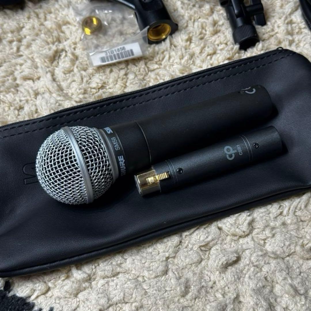 SHURE SM58 マイクブースター付 ダイナミックマイク 配信セット