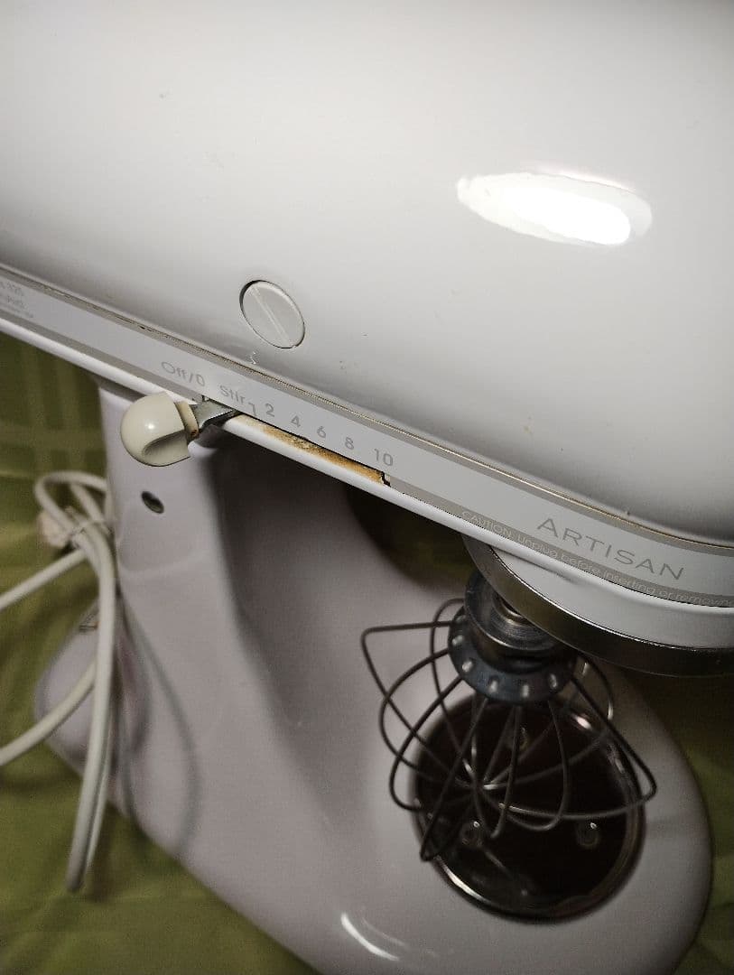 KitchenAid Artisan ホワイト ミキサー (米国購入品)