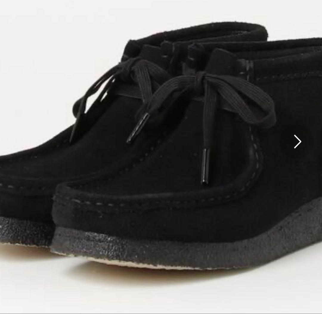 で*で様 Clarks Wallabee Boot. Black Sde