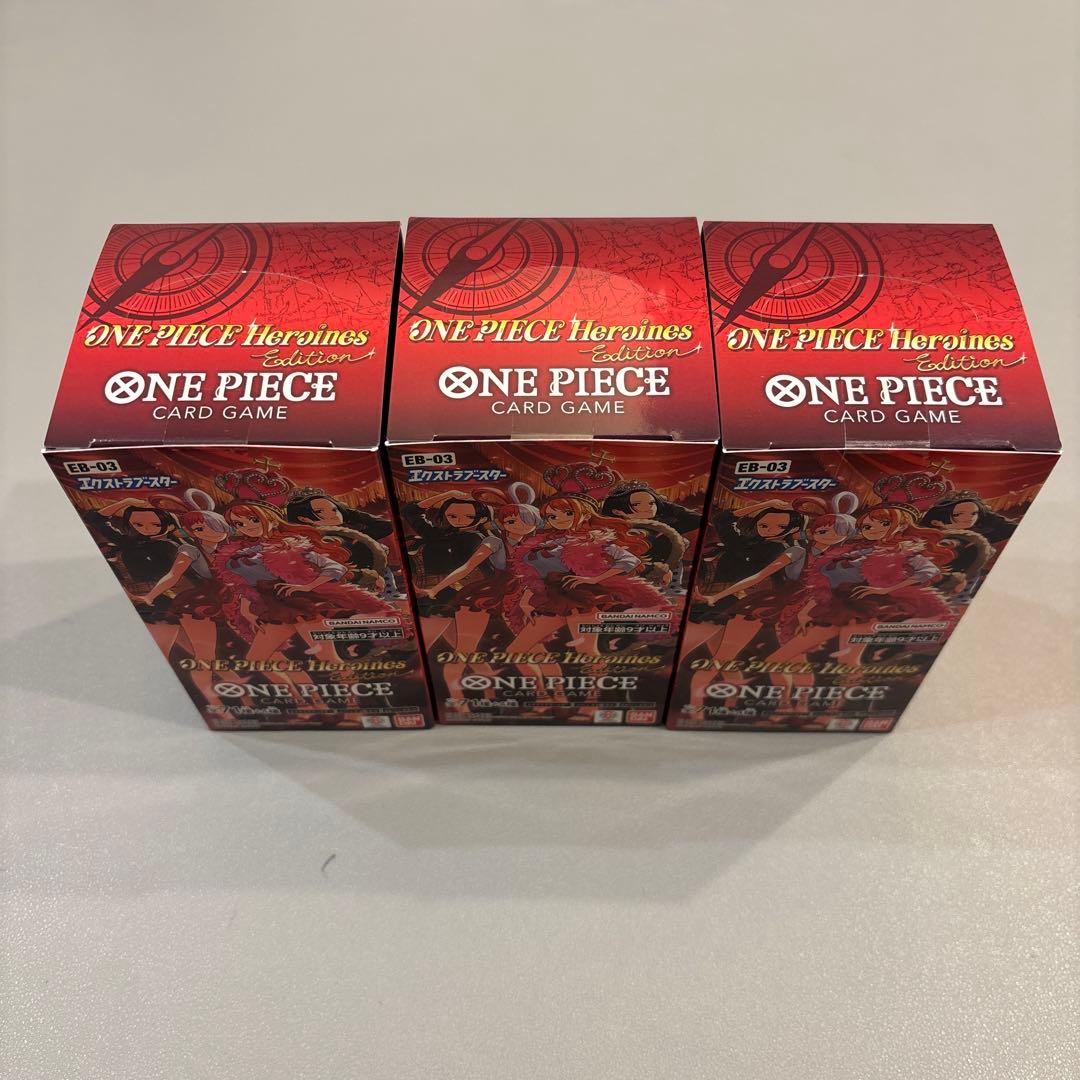 ワンピースカード　Heroines Edition　テープ付未開封3BOX