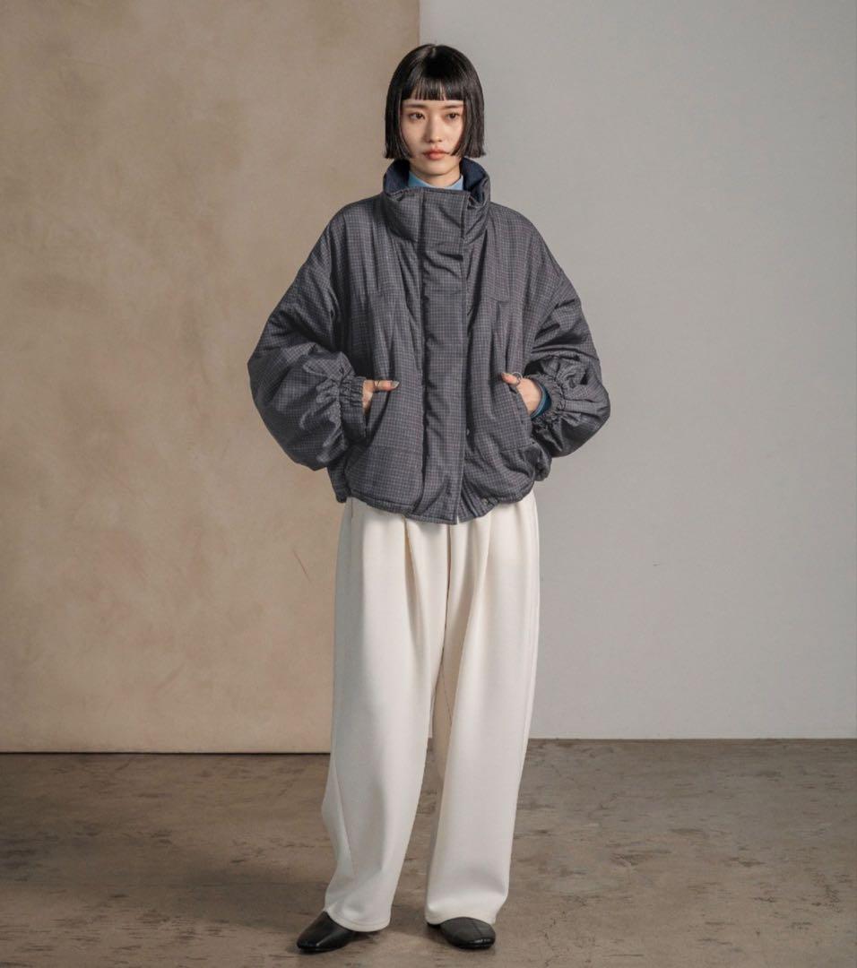 【完売商品】LOWRYSFARM チェックモンスターショートコート ブルゾン