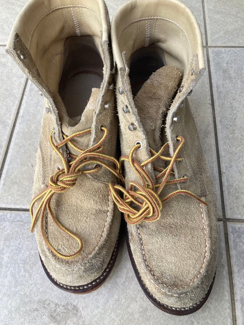 チペワ chippewa モックトゥ スウェード 飴色ビブラム9e