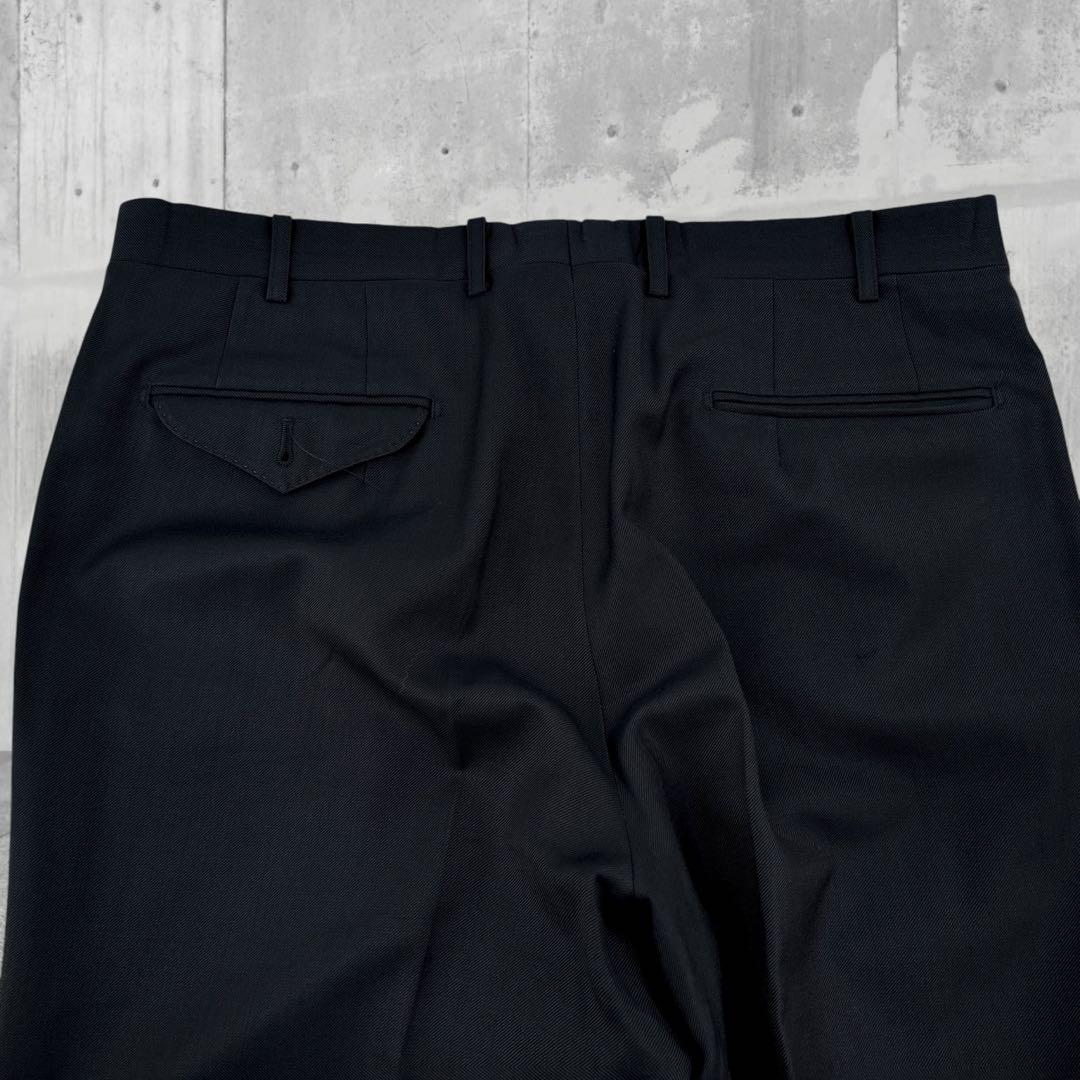 【高級】バーバリー　スーツ　セットアップ　カシミヤ　螺鈿ボタン　ダブル